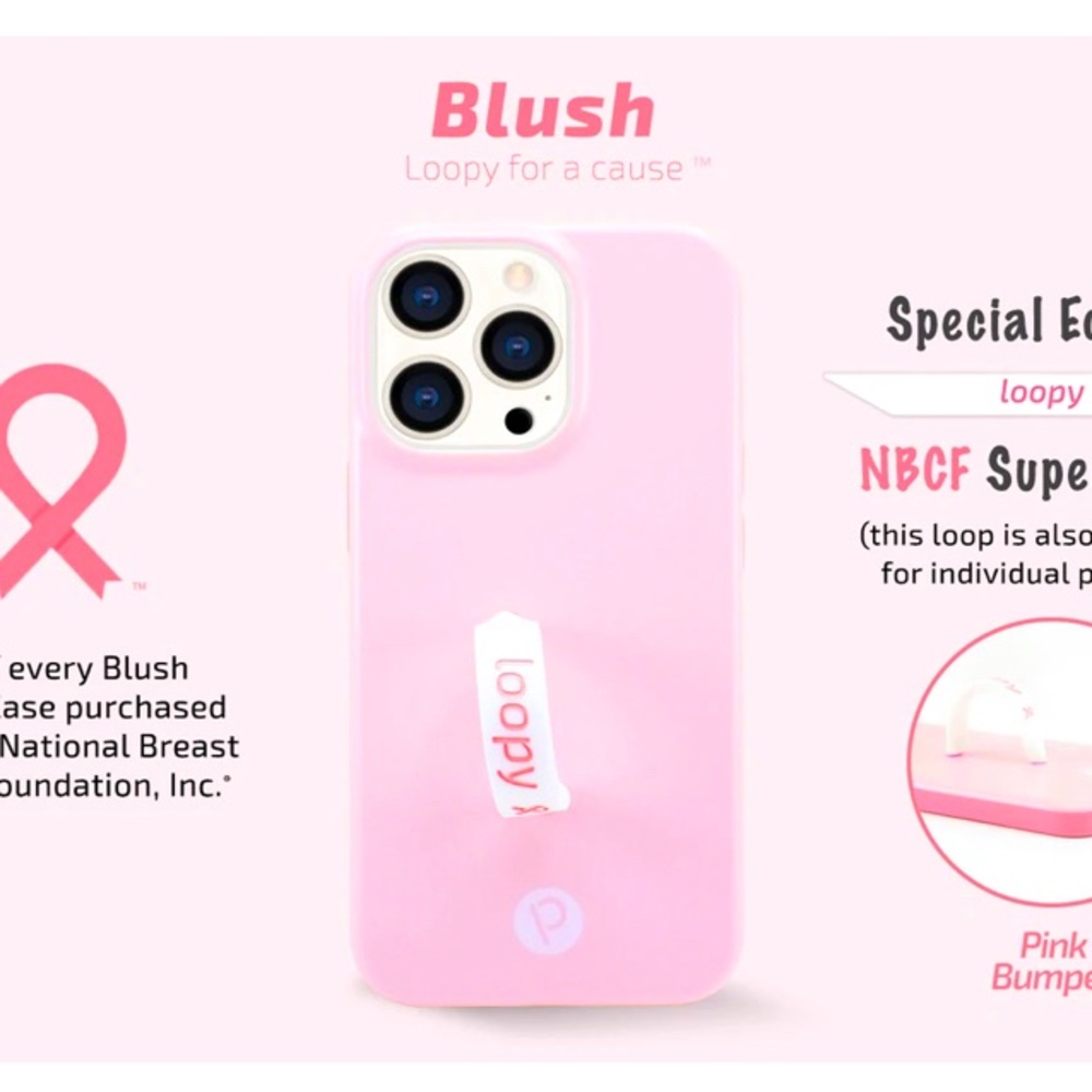 NEW LoopyCase iPhone 13 Pro Blush Pink